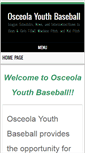 Mobile Screenshot of osceolayouthbaseball.com